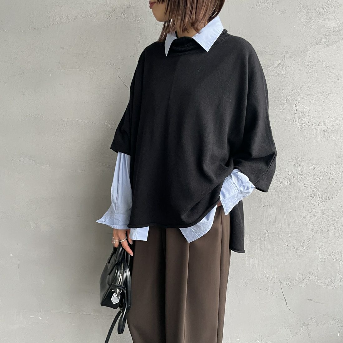 99 BLACK&&モデル身長：159cm 着用サイズ：F&&