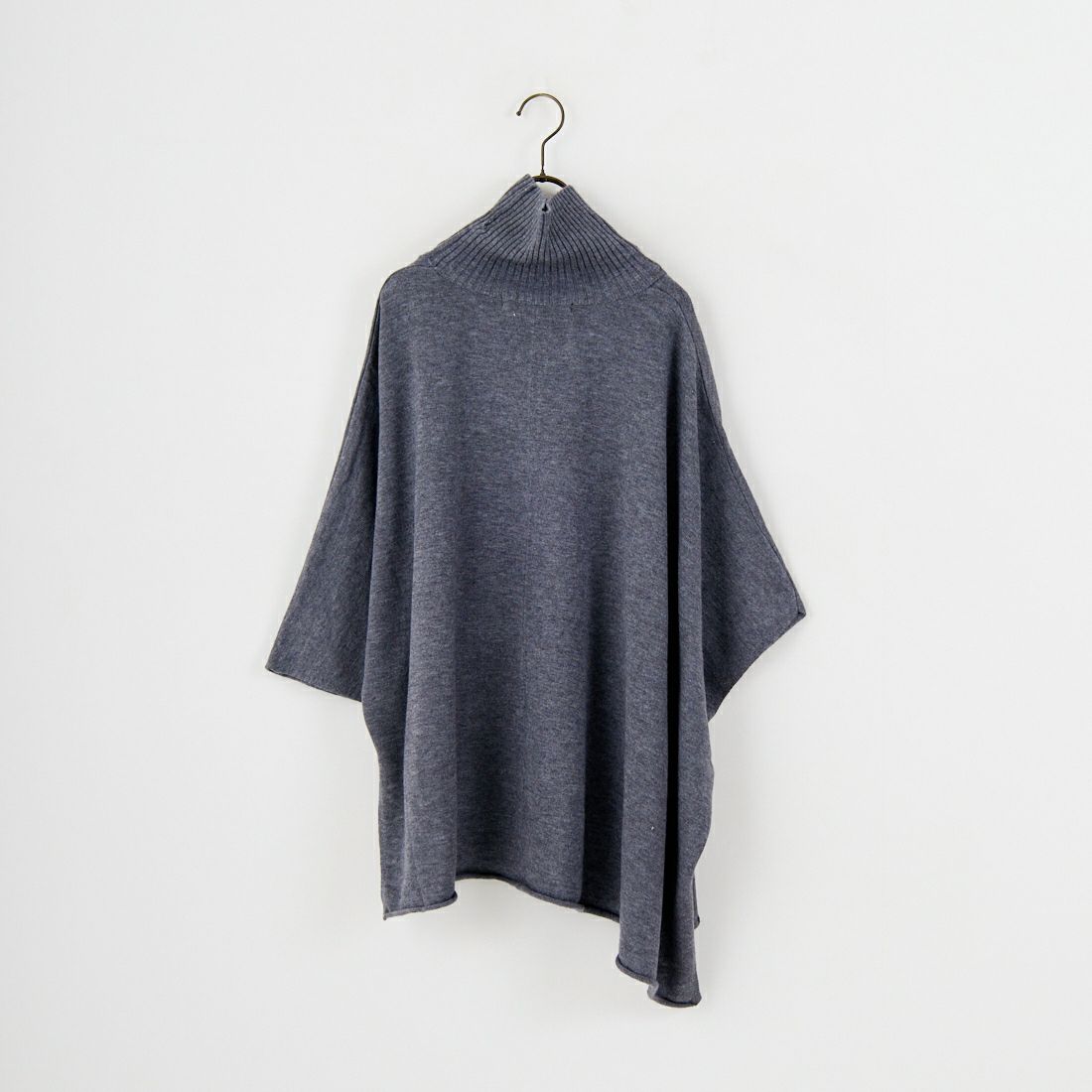 mizuiro ind [ミズイロインド] ポンチョライクプルオーバー [4-220101] 91 GRAY