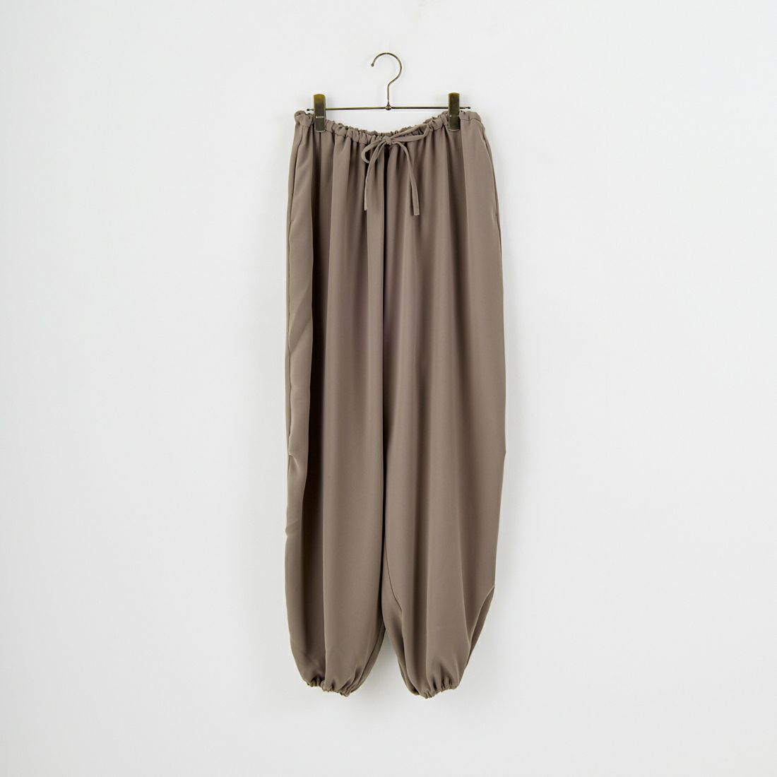 mizuiro ind [ミズイロインド] ドローストリングヘムパンツ [4-260062] 20 BEIGE