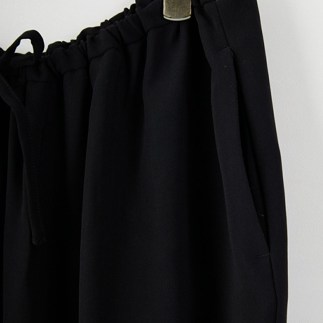 mizuiro ind [ミズイロインド] ドローストリングヘムパンツ [4-260062] 99 BLACK