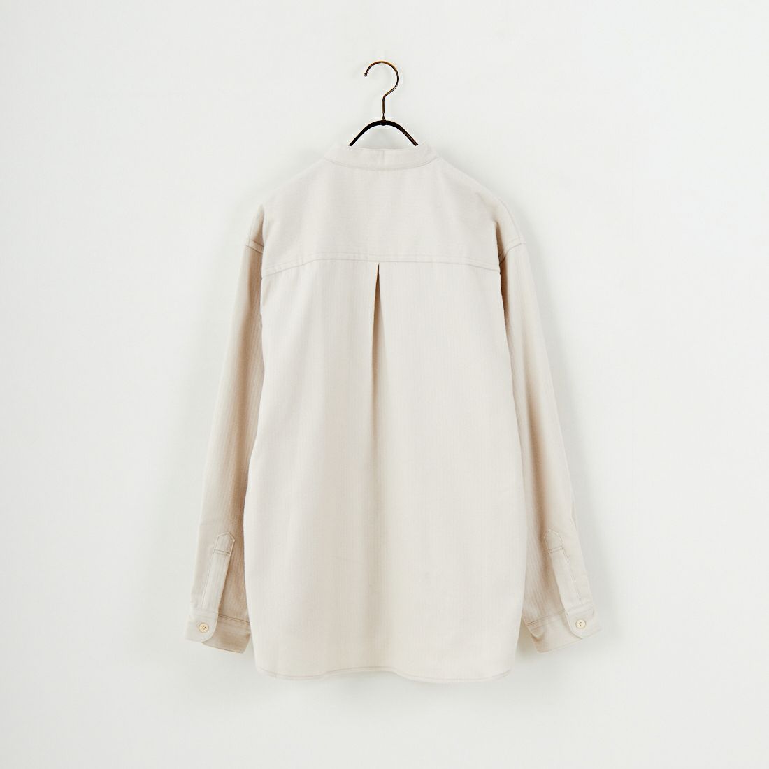 STILL BY HAND [スティルバイハンド] コットンピケバンドカラーシャツ [SH01254] ECRU