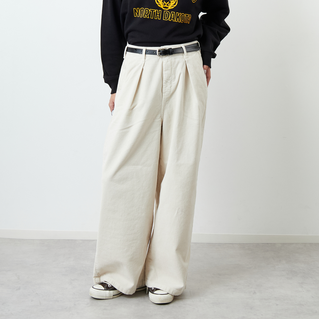 9534 IVORY&&モデル身長：162cm 着用サイズ：S&&