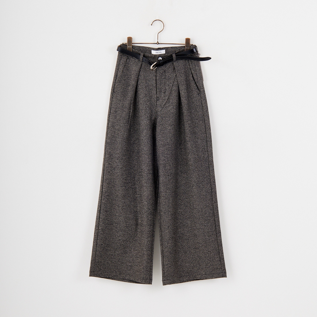 SOMETHING [サムシング] 別注 ベルト付きタックワイドパンツ [SN765W