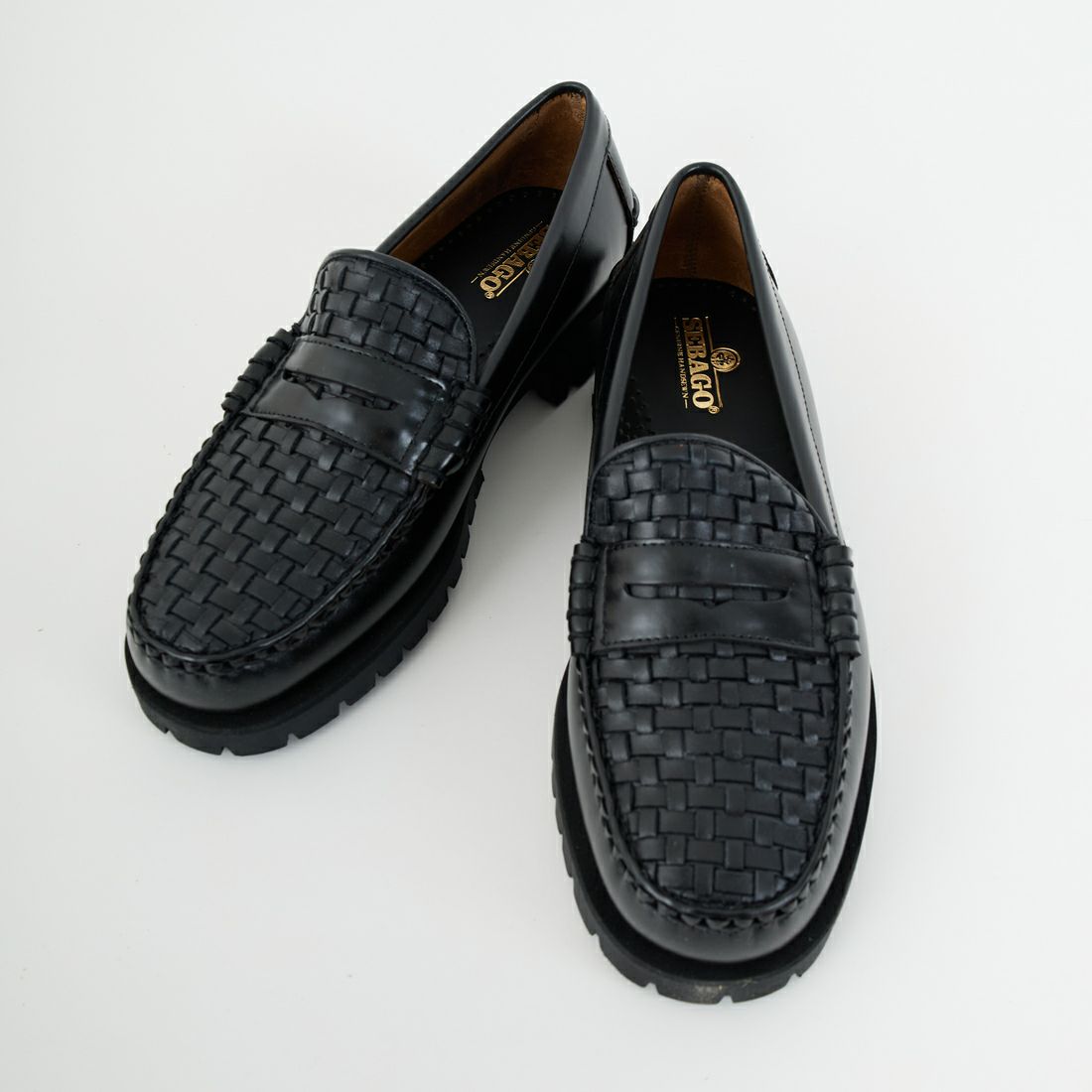 SEBAGO [セバゴ] OTIS VAMP LUG レザーローファー [78114WW] 902 BLACK