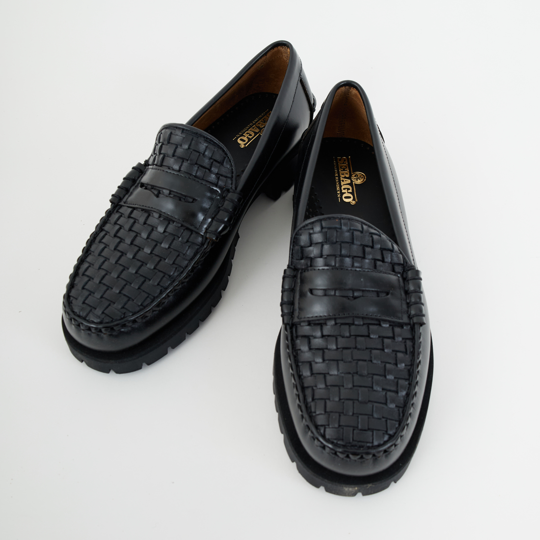 SEBAGO [セバゴ] OTIS VAMP LUG レザーローファー [78114WW] 902 BLACK