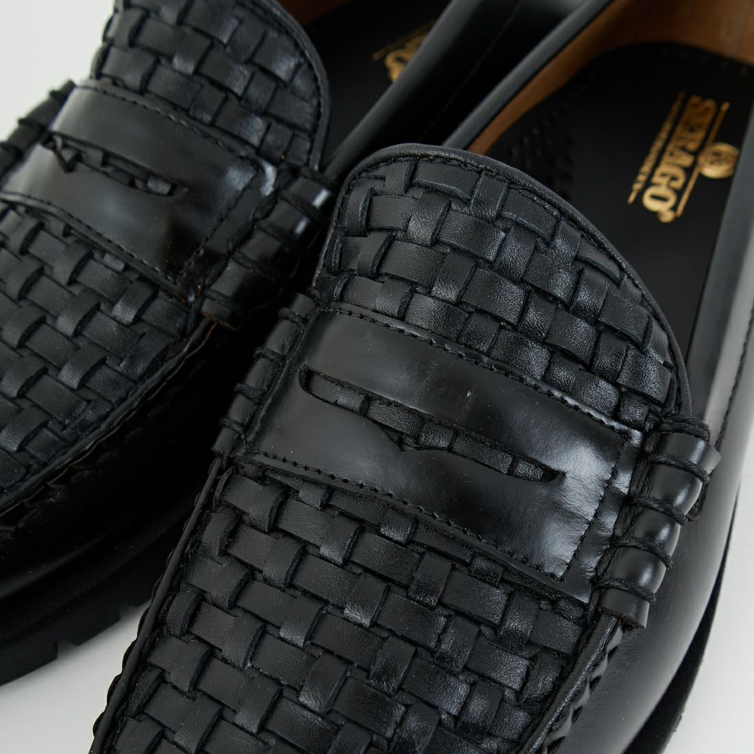 SEBAGO [セバゴ] OTIS VAMP LUG レザーローファー [78114WW] 902 BLACK