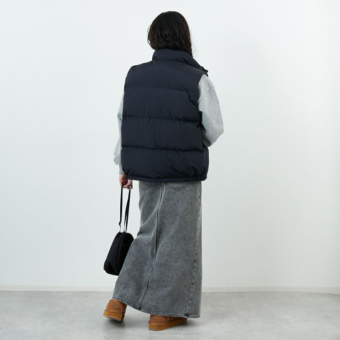 THE NORTH FACE [ザ ノースフェイス] キャンプシエラベスト [ND92530] K &&モデル身長：162cm 着用サイズ：S&&