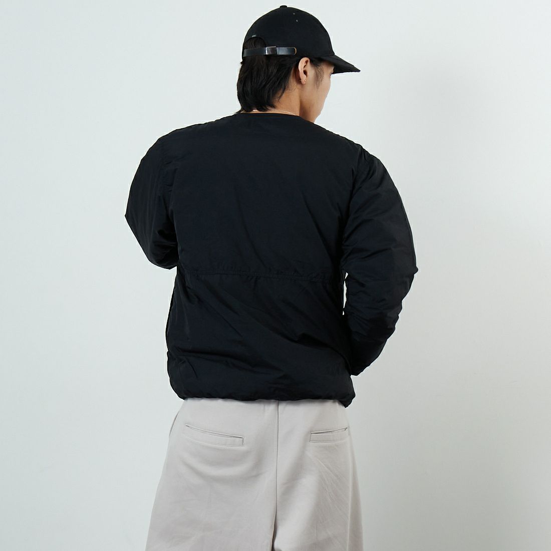 THE NORTH FACE [ザ ノースフェイス] オルタレーションゼファーシェルカーディガン [ND92561] K &&モデル身長：179cm 着用サイズ：M&&