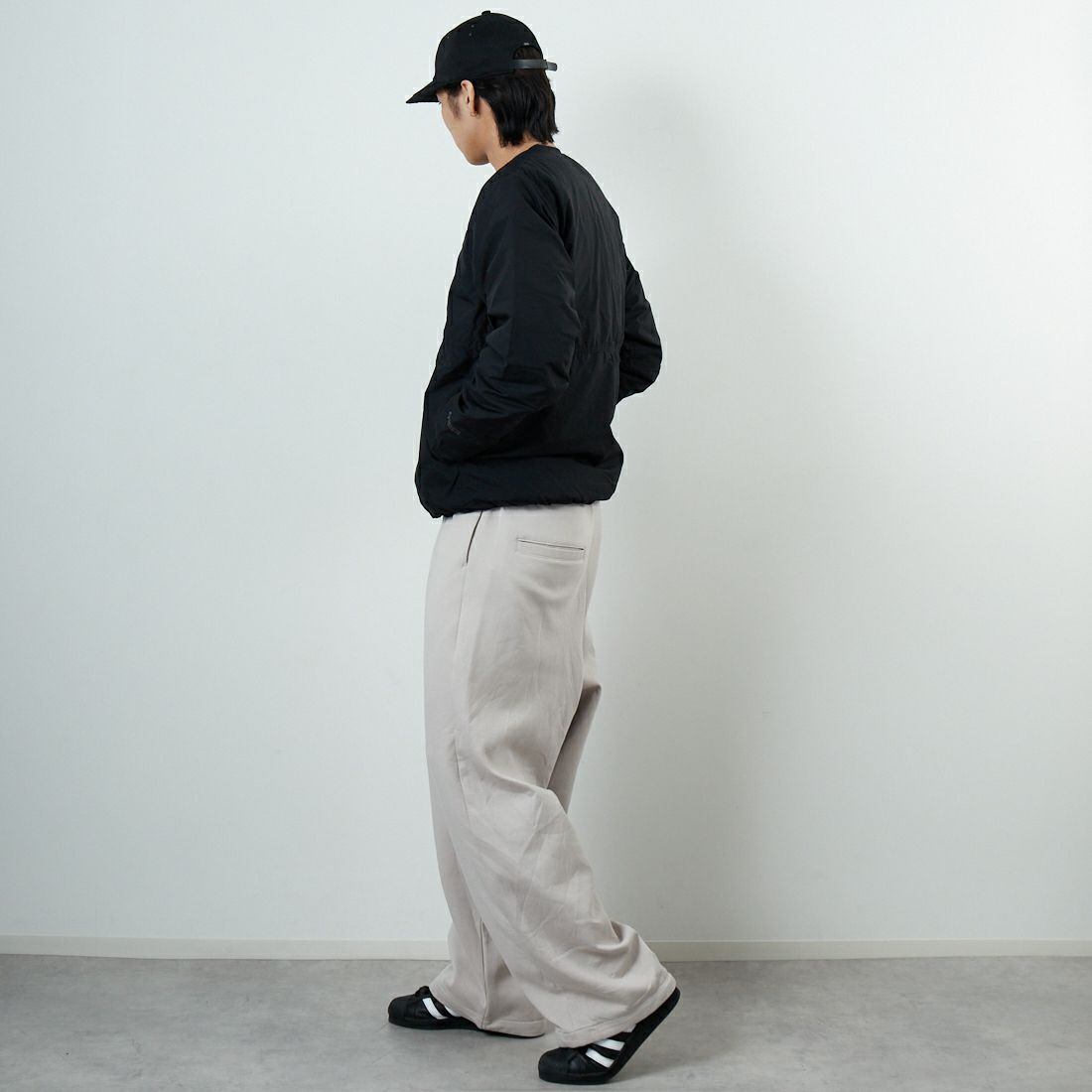 THE NORTH FACE [ザ ノースフェイス] オルタレーションゼファーシェルカーディガン [ND92561] K &&モデル身長：179cm 着用サイズ：M&&