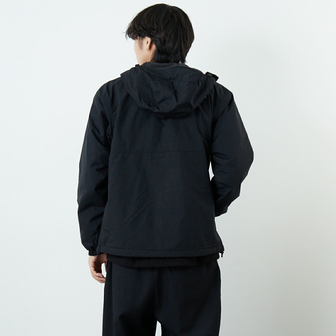 THE NORTH FACE [ザ ノースフェイス] コンパクトノマドジャケット [NP72531] K &&モデル身長：179cm 着用サイズ：M&&