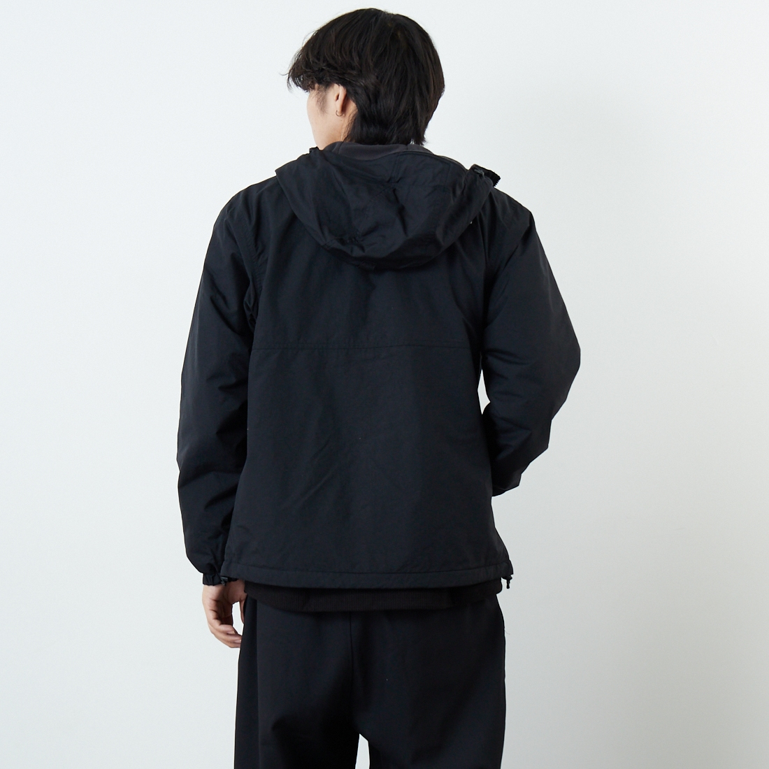 THE NORTH FACE [ザ ノースフェイス] コンパクトノマドジャケット [NP72531] K &&モデル身長：179cm 着用サイズ：M&&