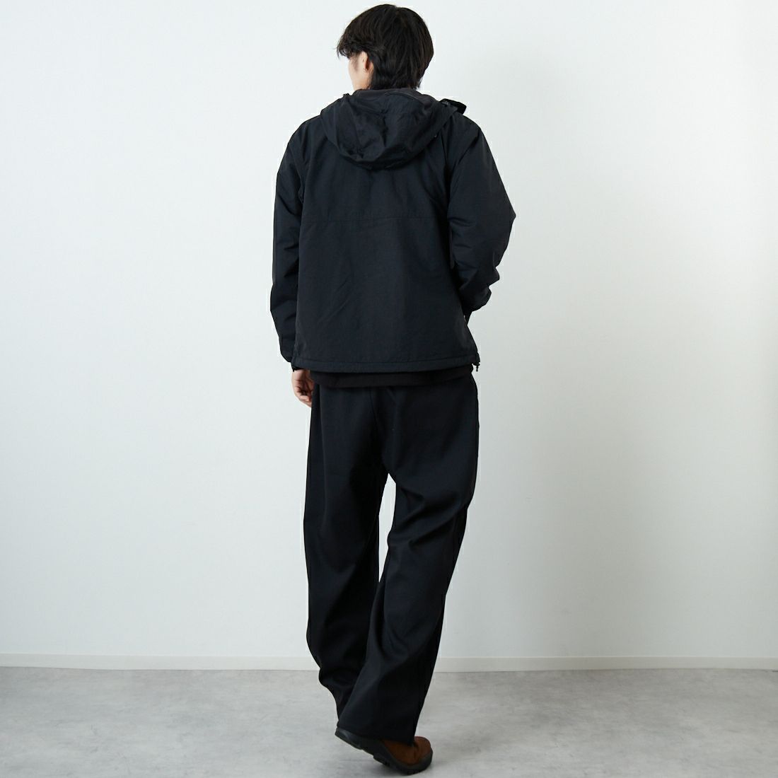 THE NORTH FACE [ザ ノースフェイス] コンパクトノマドジャケット [NP72531] K &&モデル身長：179cm 着用サイズ：M&&