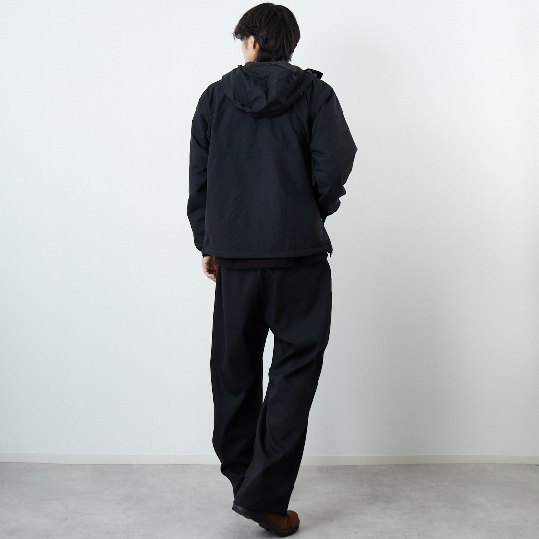 THE NORTH FACE [ザ ノースフェイス] コンパクトノマドジャケット [NP72531] K &&モデル身長：179cm 着用サイズ：M&&