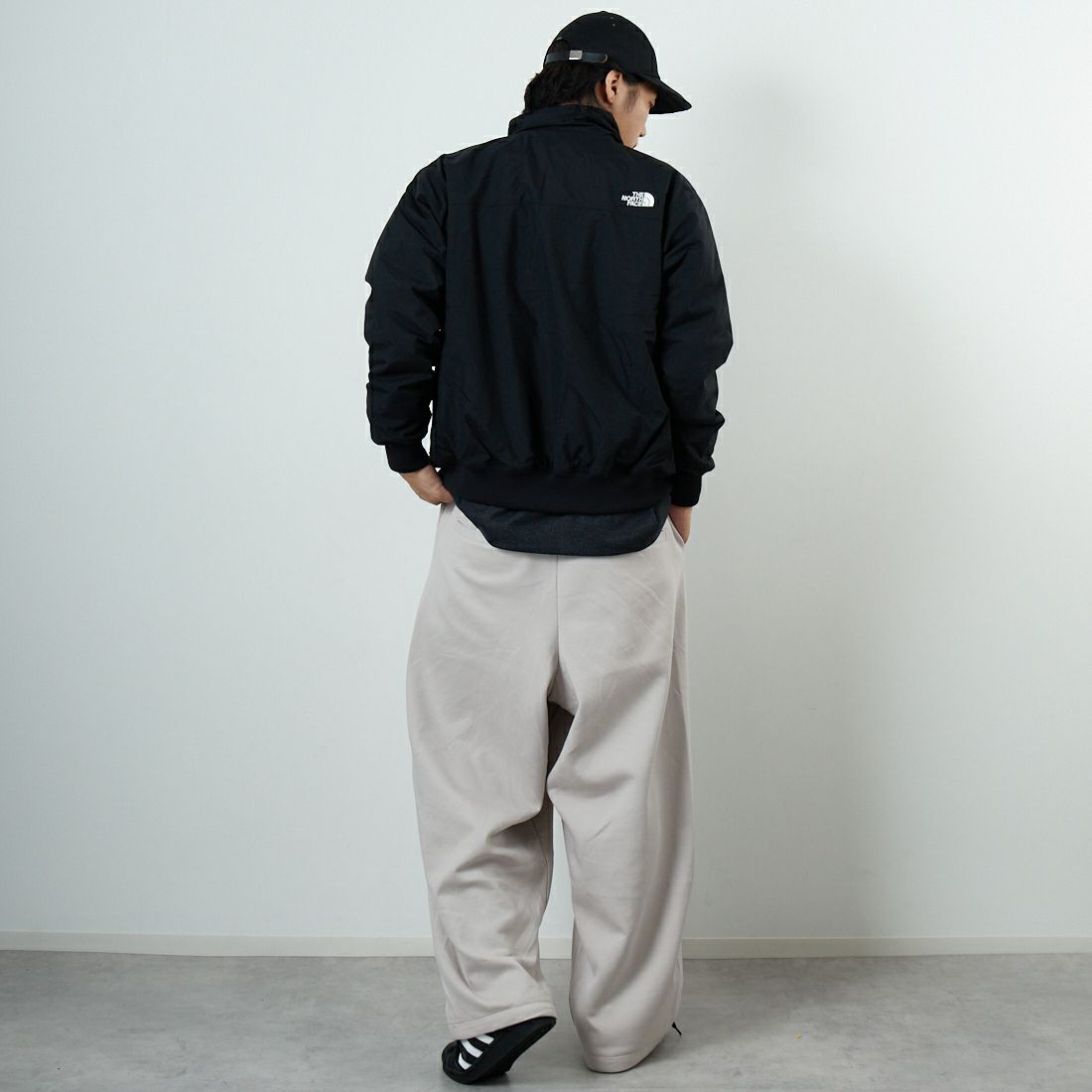 THE NORTH FACE [ザ ノースフェイス] コンパクトノマドブルゾン [NP72532] K &&モデル身長：179cm 着用サイズ：M&&