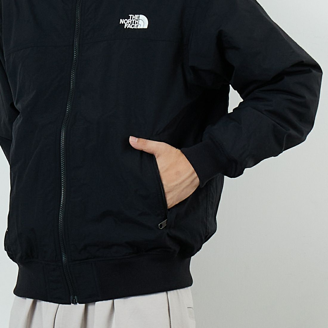 THE NORTH FACE [ザ ノースフェイス] コンパクトノマドブルゾン [NP72532] K &&モデル身長：179cm 着用サイズ：M&&