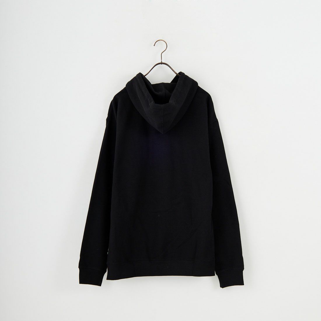 MUSIC TEE [ミュージックティー] Oasis ロックプリントプルオーバーフーディ [DECCA-LOGO] BLACK