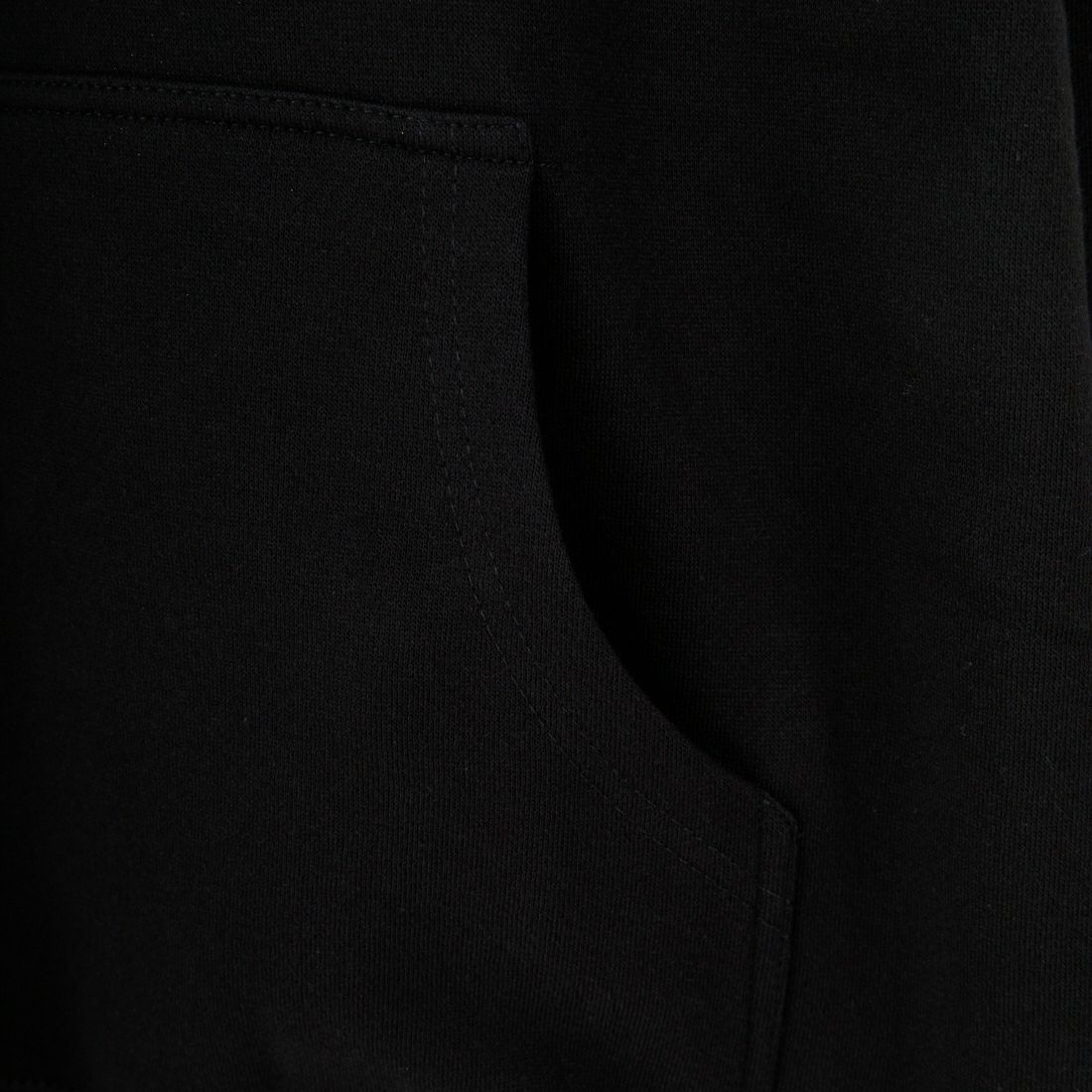 MUSIC TEE [ミュージックティー] Oasis ロックプリントプルオーバーフーディ [DECCA-LOGO] BLACK