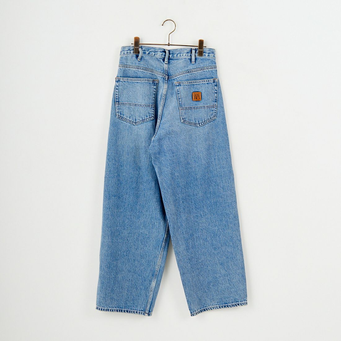 GUNG HO [ガンホー] デニムバギーパンツ [GH5S013D] LIGHT BLUE