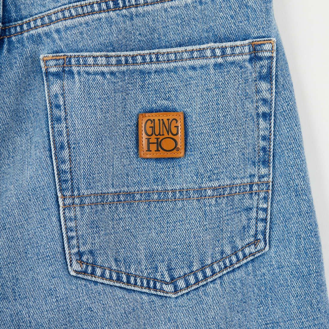 GUNG HO [ガンホー] デニムバギーパンツ [GH5S013D] LIGHT BLUE