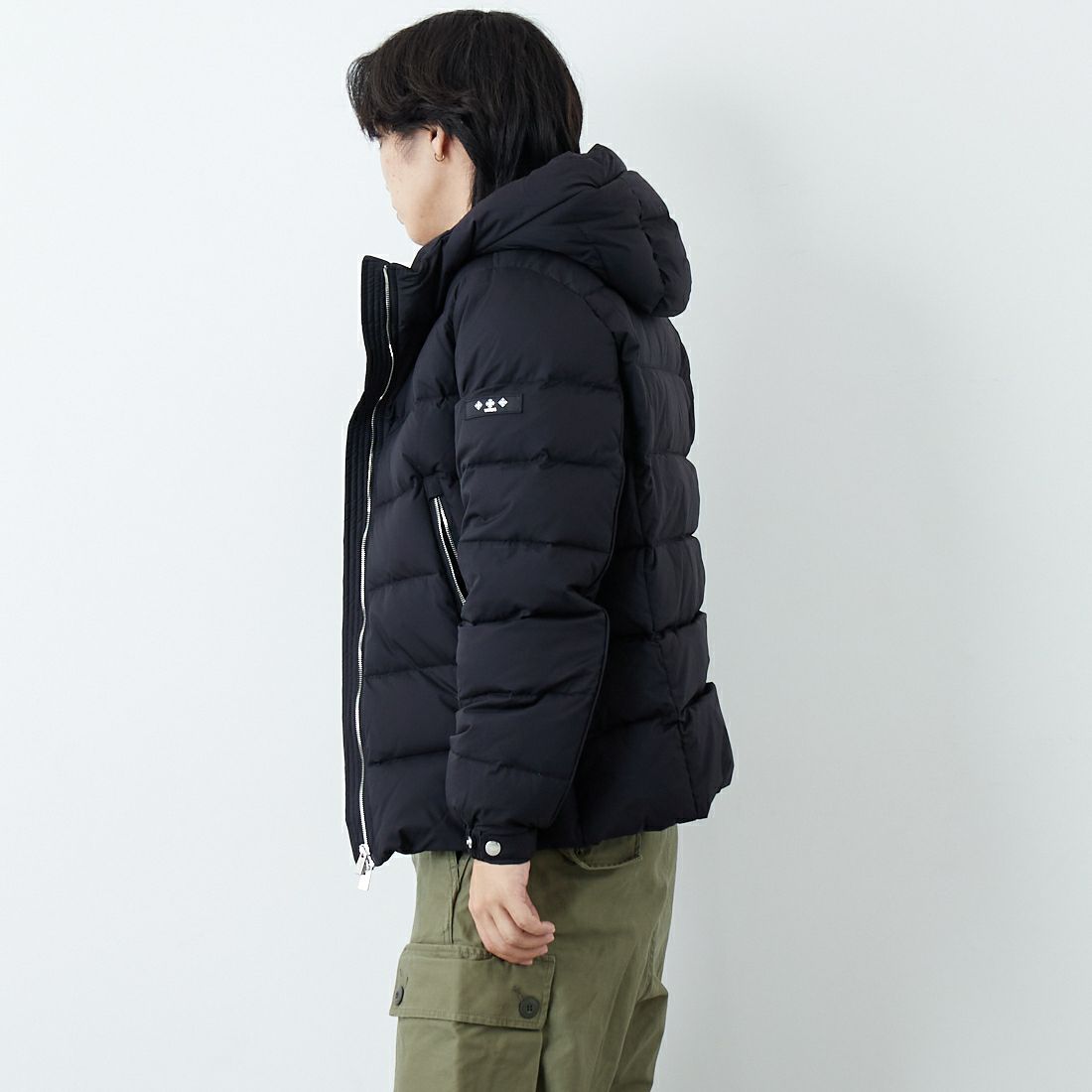 TATRAS [タトラス] CIZIO/シツィオ ダウンジャケット [MJXA0017013588] BLACK&&モデル身長：179cm 着用サイズ：3&&