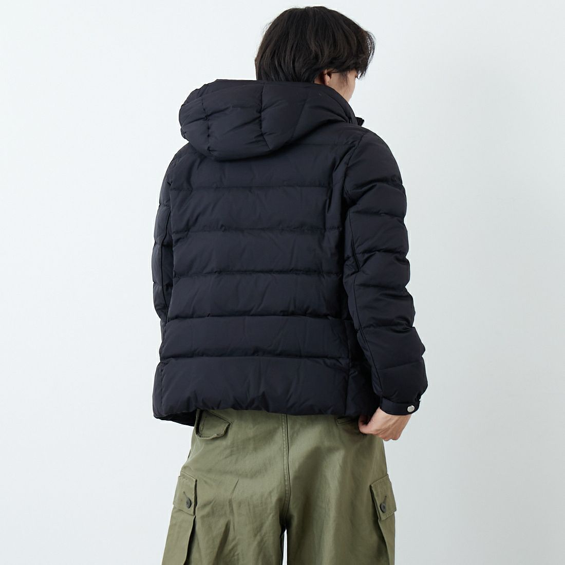 TATRAS [タトラス] CIZIO/シツィオ ダウンジャケット [MJXA0017013588] BLACK&&モデル身長：179cm 着用サイズ：3&&