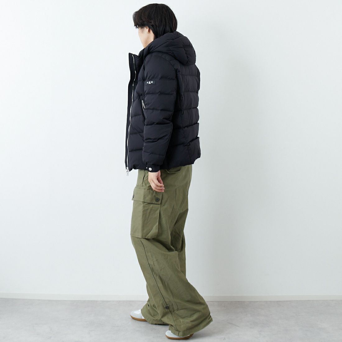 TATRAS [タトラス] CIZIO/シツィオ ダウンジャケット [MJXA0017013588] BLACK&&モデル身長：179cm 着用サイズ：3&&