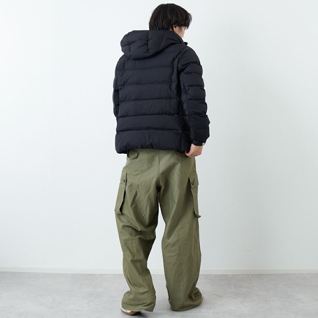 TATRAS [タトラス] CIZIO/シツィオ ダウンジャケット [MJXA0017013588] BLACK&&モデル身長：179cm 着用サイズ：3&&