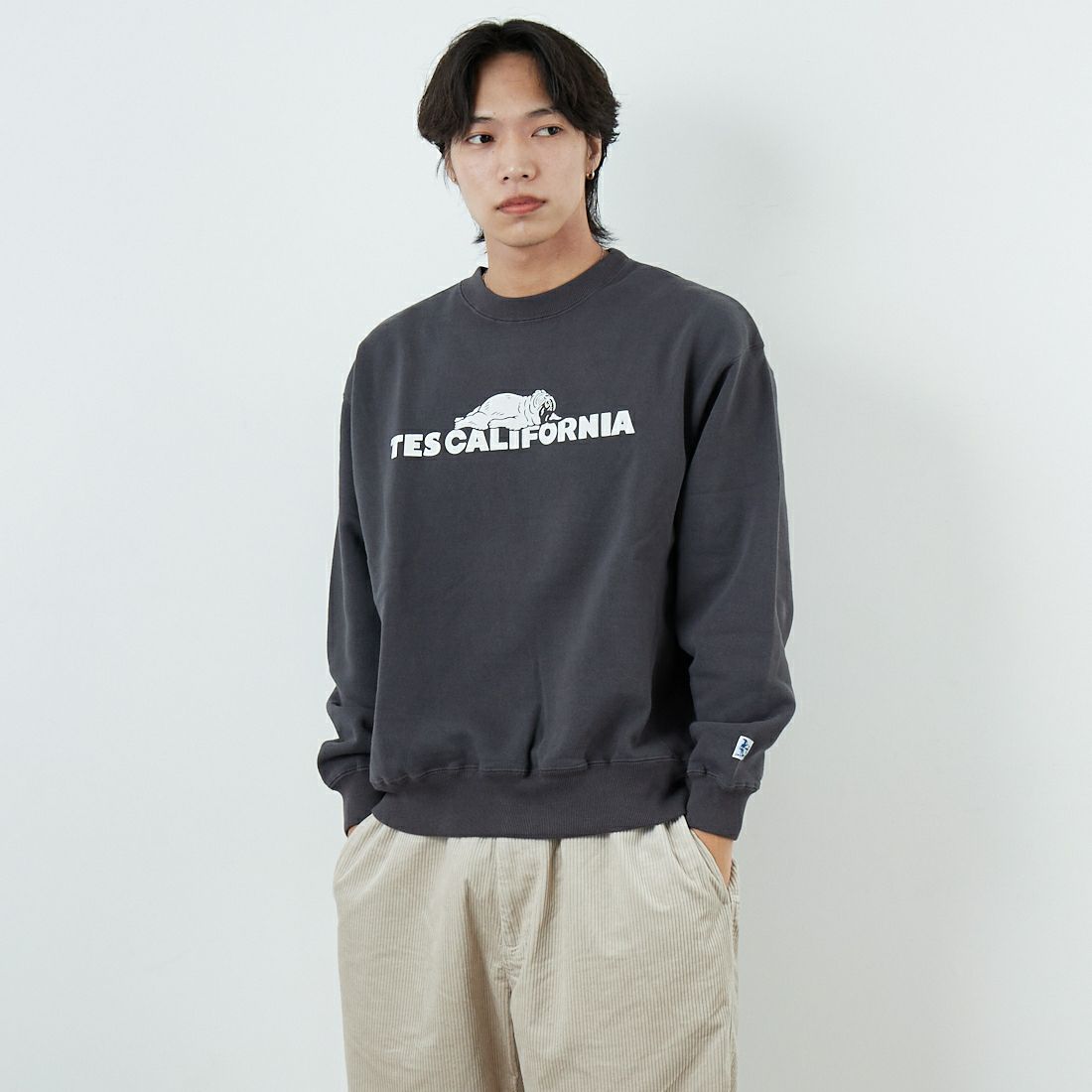 02 CHARCOA&&モデル身長：179cm 着用サイズ：M&&