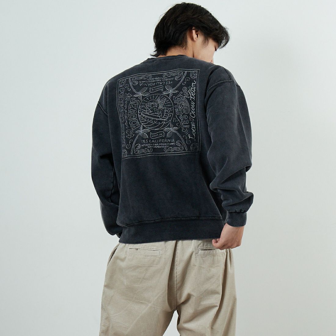 01 BLACK&&モデル身長：179cm 着用サイズ：M&&