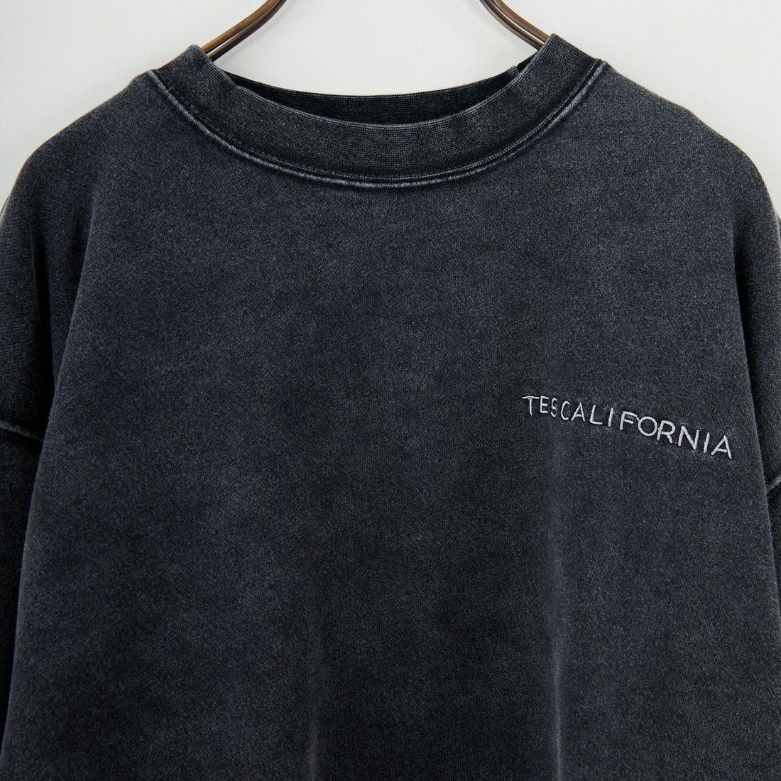 The Endless Summer [エンドレスサマー] バンダナ刺繍 ピグメントビッグスウェット [C-25774304] 01 BLACK