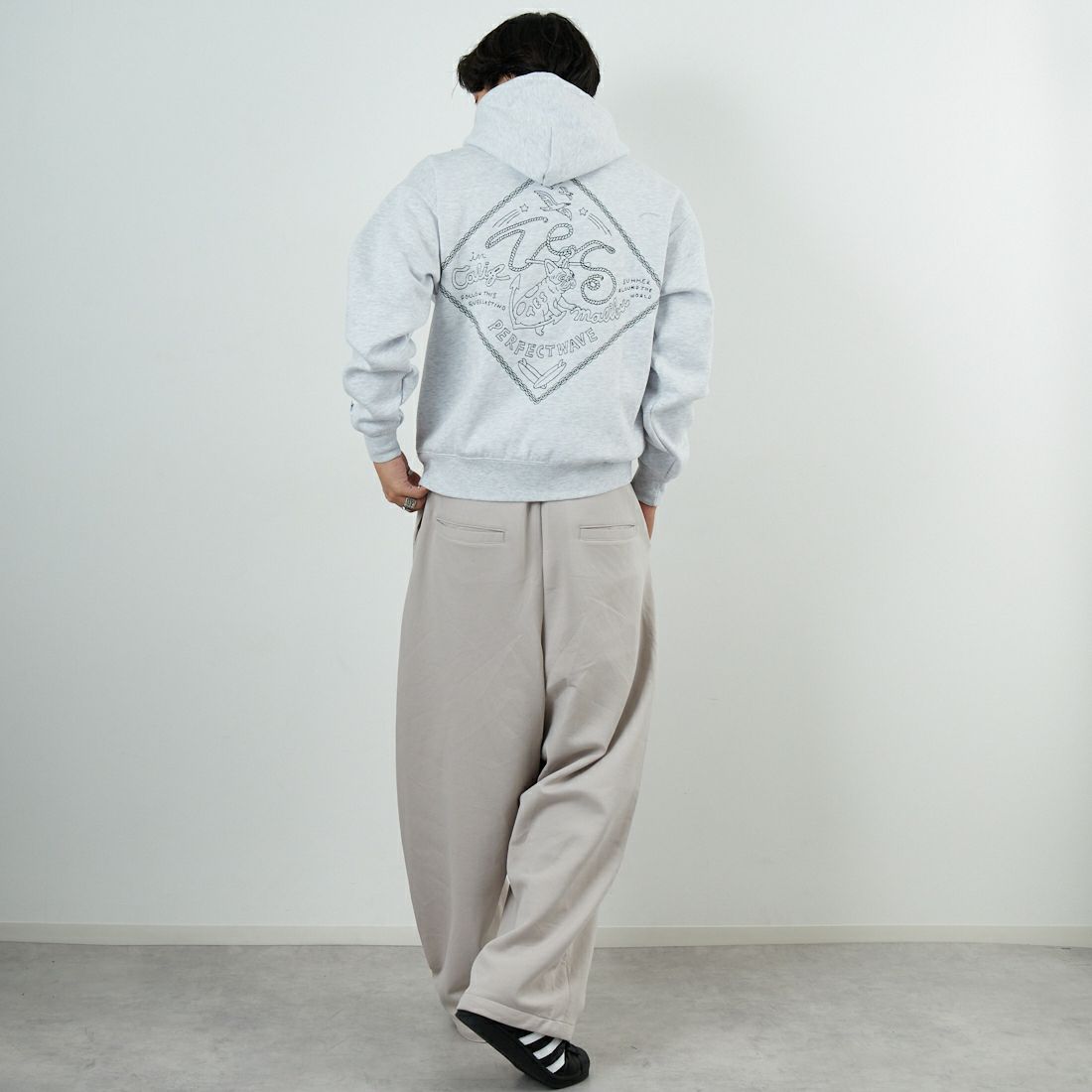 IEDASWAM スウェット　パーカー The Endless Summer（エンドレスサマー） パーカー TES CAL FLOCK LOGO