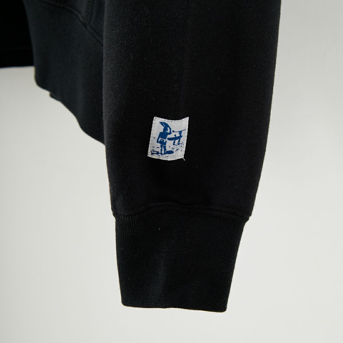 The Endless Summer [エンドレスサマー] 60s ローラーダービーロゴ刺繍 クルーネックスウェット [C-25774302] 01 BLACK