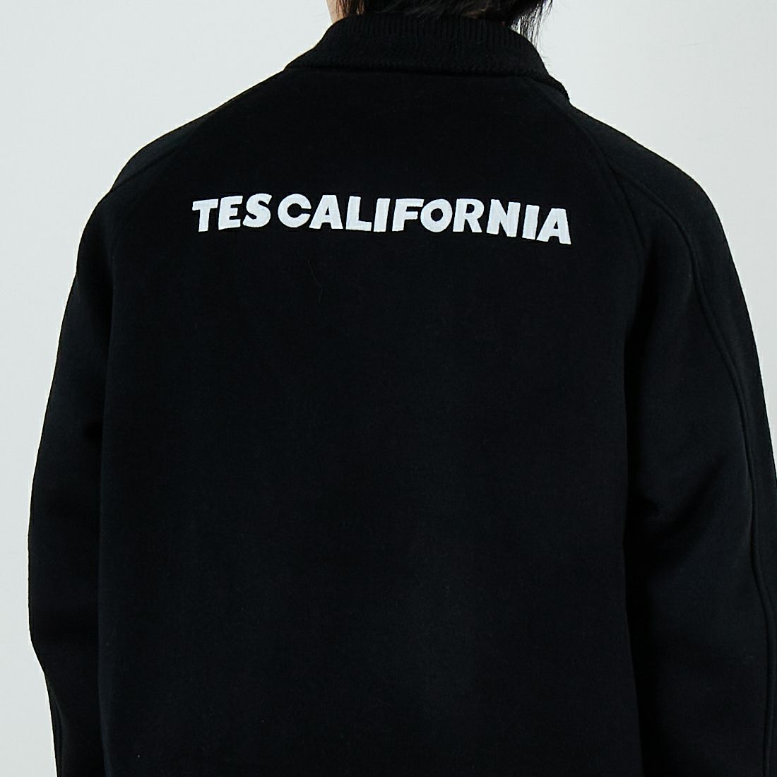 The Endless Summer [エンドレスサマー] BUHIカフェ アワードジャケット [C-25974000] 01 BLACK &&モデル身長：179cm 着用サイズ：M&&