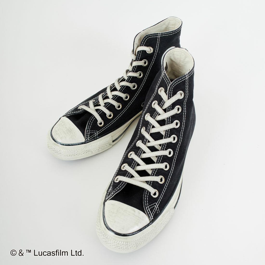 CONVERSE [コンバース] オールスター エイジド MT HI / バック・トゥ・ザ・フューチャー [AS-AGED-MT-HI-BACK-T] ﾌﾞﾗｯｸ