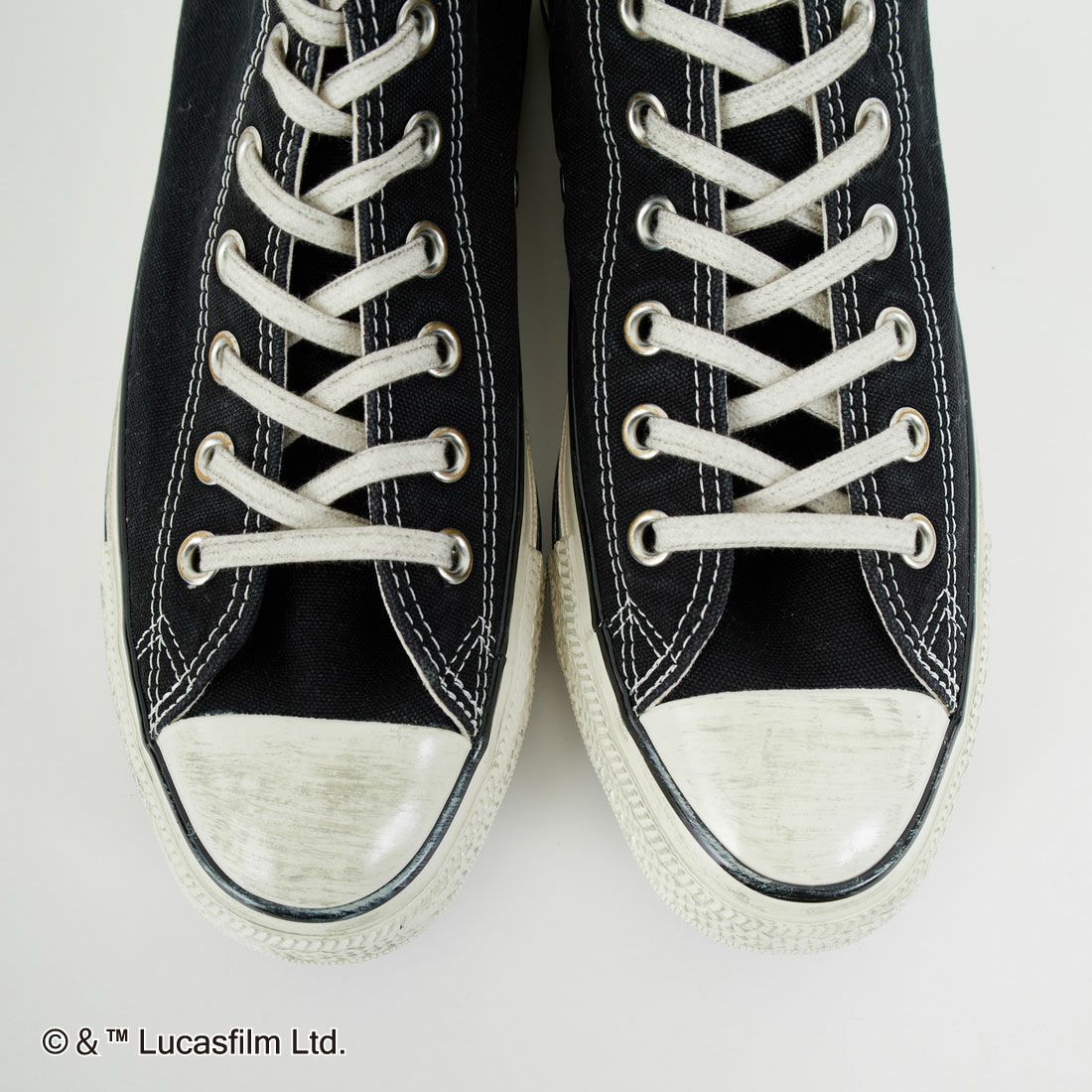 CONVERSE [コンバース] オールスター エイジド MT HI / バック・トゥ・ザ・フューチャー [AS-AGED-MT-HI-BACK-T] ﾌﾞﾗｯｸ
