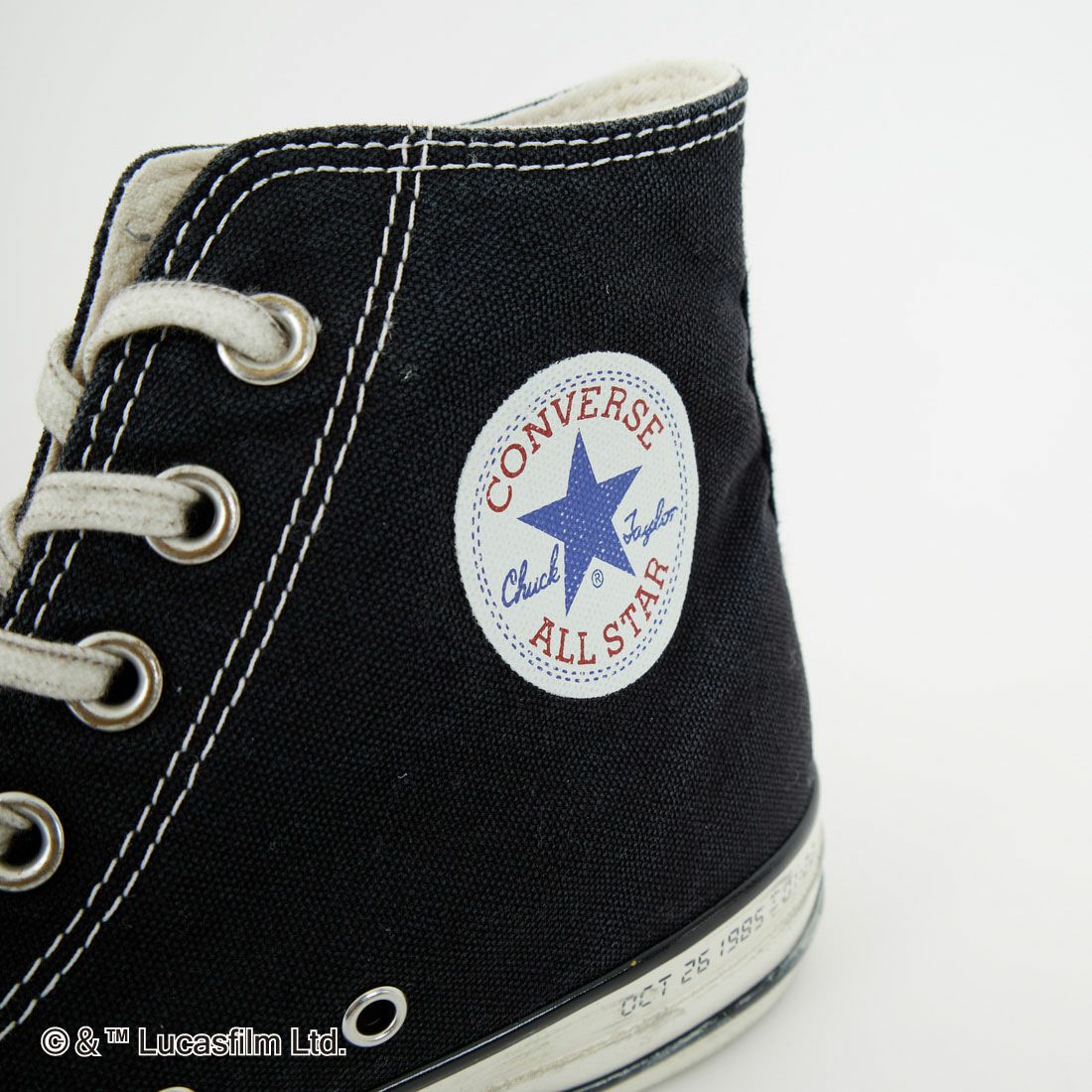CONVERSE [コンバース] オールスター エイジド MT HI / バック・トゥ・ザ・フューチャー [AS-AGED-MT-HI-BACK-T] ﾌﾞﾗｯｸ