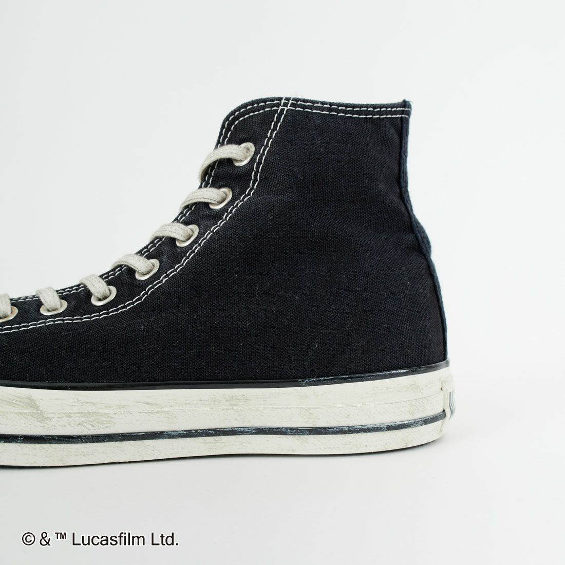 CONVERSE [コンバース] オールスター エイジド MT HI / バック・トゥ・ザ・フューチャー [AS-AGED-MT-HI-BACK-T] ﾌﾞﾗｯｸ
