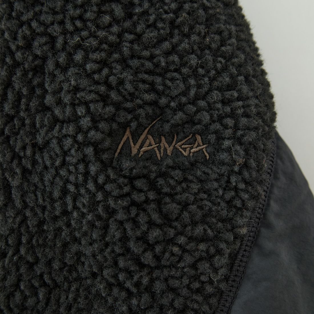 NANGA [ナンガ] ボアフリースフルジップパーカー [N2530-1P117D] BLK