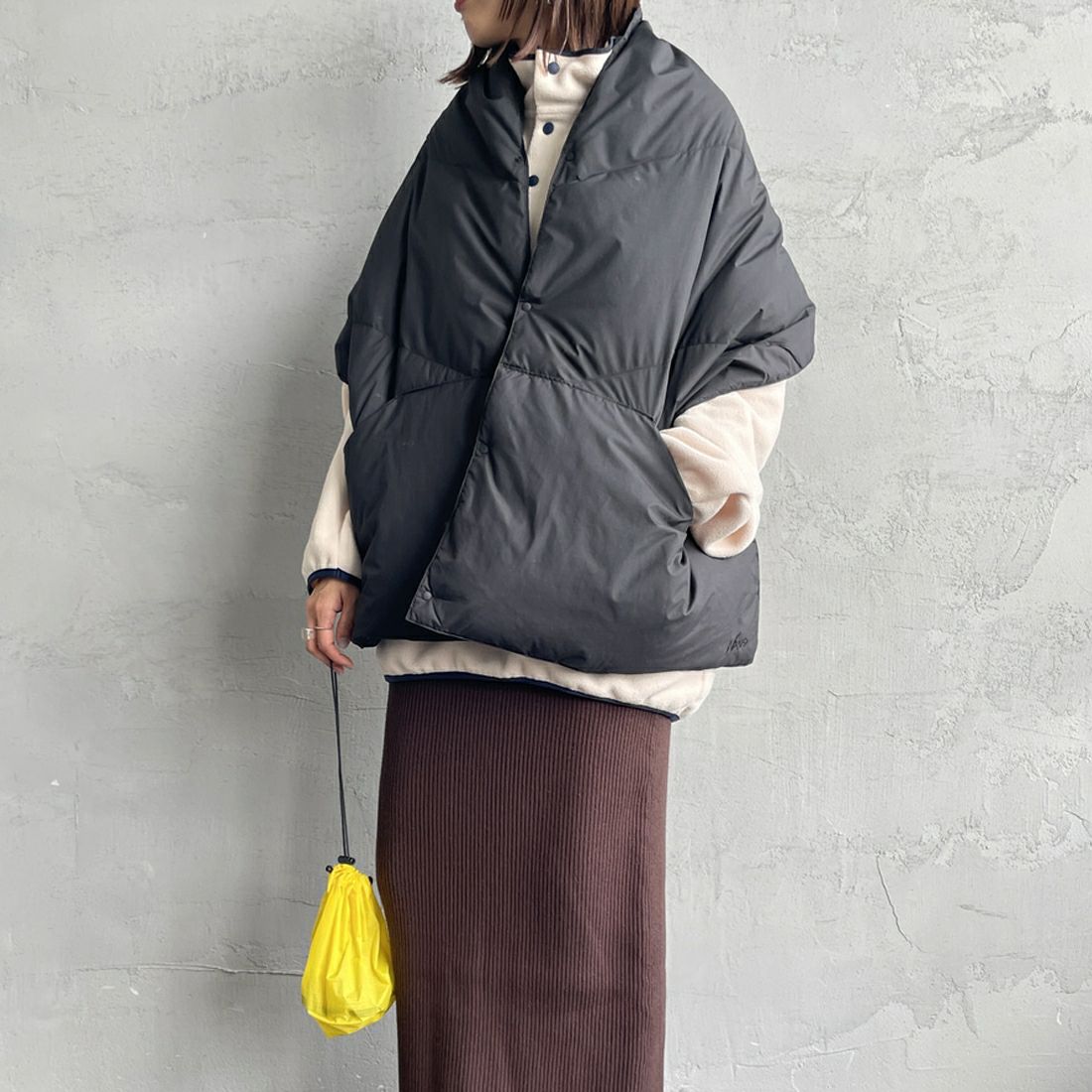 BLK&&モデル身長：160cm 着用サイズ：F&&