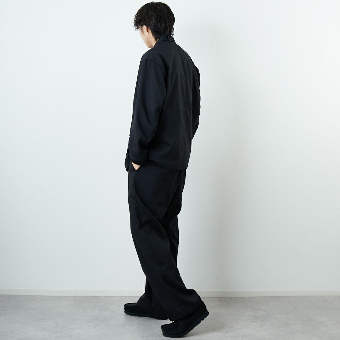 PERS PROJECTS [パースプロジェクト] 別注 テーラードジャケット [25FW-16093-JF]BLACK &&モデル身長：179cm 着用サイズ：2&&