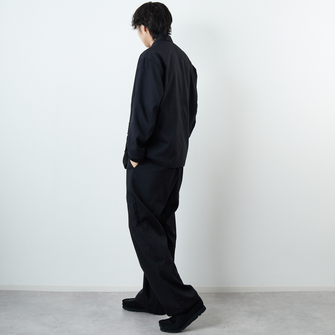 PERS PROJECTS [パースプロジェクト] 別注 テーラードジャケット [25FW-16093-JF]BLACK &&モデル身長：179cm 着用サイズ：2&&