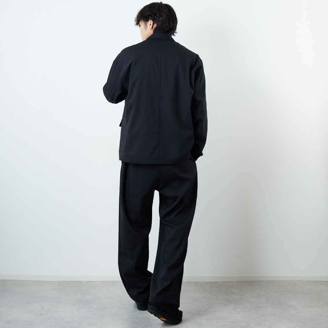 PERS PROJECTS [パースプロジェクト] 別注 テーラードジャケット [25FW-16093-JF]BLACK &&モデル身長：179cm 着用サイズ：2&&