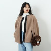 16 ﾓｶ&&モデル身長：162cm 着用サイズ：F&&