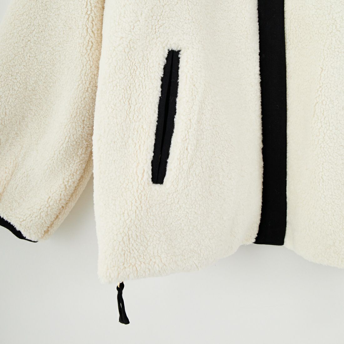 Jeans Factory Clothes [ジーンズファクトリークローズ] サイドファスナー リバーシブルボアジャケット [157216] 01 ｵﾌﾎﾜｲﾄ