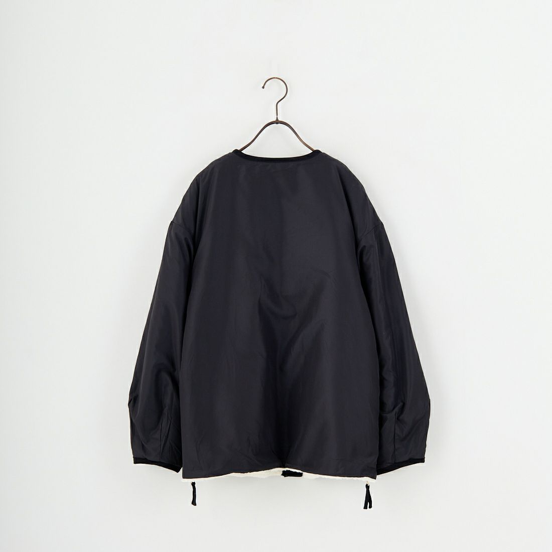 Jeans Factory Clothes [ジーンズファクトリークローズ] サイドファスナー リバーシブルボアジャケット [157216] 01 ｵﾌﾎﾜｲﾄ