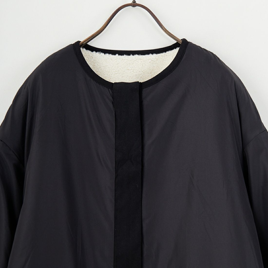 Jeans Factory Clothes [ジーンズファクトリークローズ] サイドファスナー リバーシブルボアジャケット [157216] 01 ｵﾌﾎﾜｲﾄ