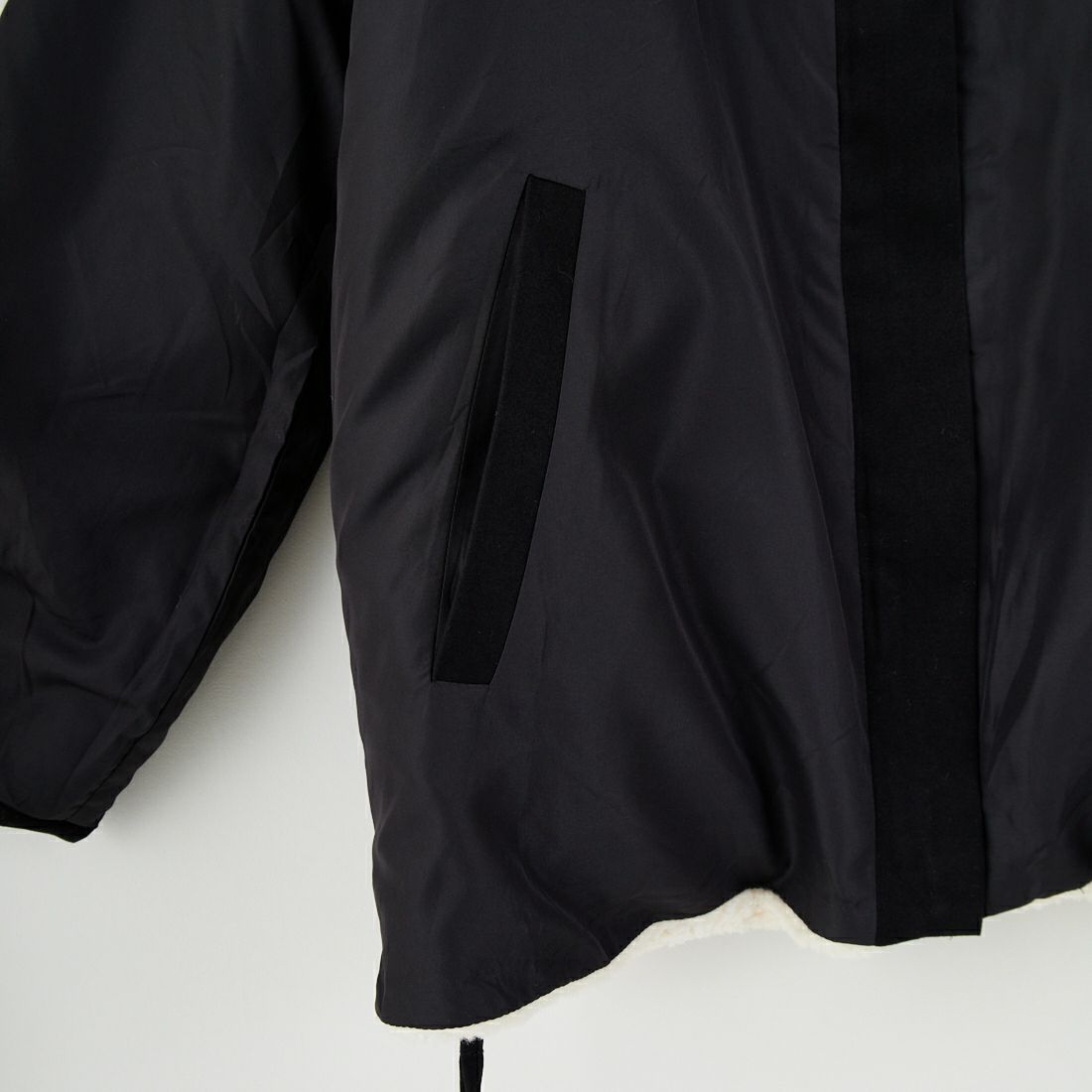 Jeans Factory Clothes [ジーンズファクトリークローズ] サイドファスナー リバーシブルボアジャケット [157216] 01 ｵﾌﾎﾜｲﾄ