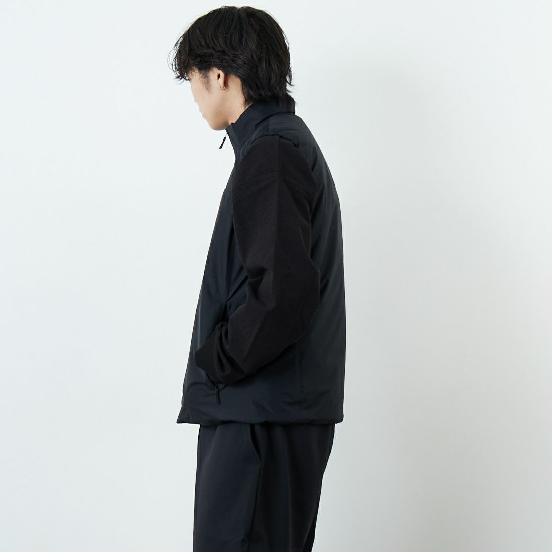 THE NORTH FACE [ザ ノースフェイス] GTXアクションインサレーテッドベスト [NY82580] K &&モデル身長：179cm 着用サイズ：M&&