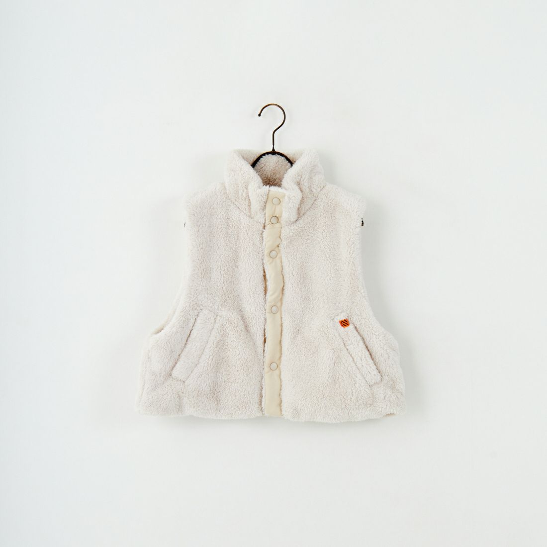 UNIVERSAL OVERALL [ユニバーサルオーバーオール] 別注 ショート丈ボアベスト [U2532436IN-JF] BEIGE