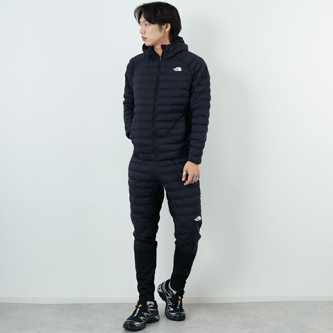 THE NORTH FACE [ザ ノースフェイス] レッドランフーディ [NY82576] K &&モデル身長：179cm 着用サイズ：M&&